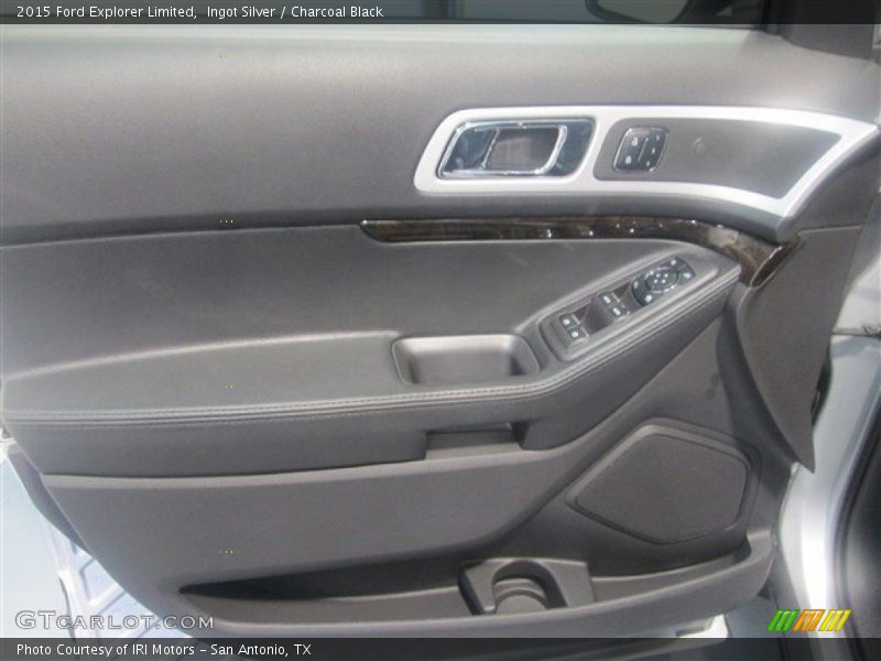 Ingot Silver / Charcoal Black 2015 Ford Explorer Limited