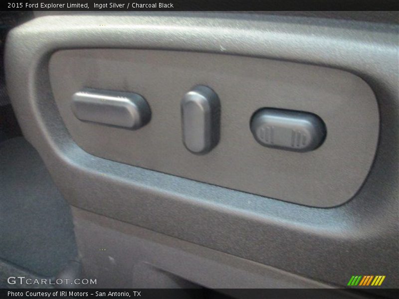 Ingot Silver / Charcoal Black 2015 Ford Explorer Limited