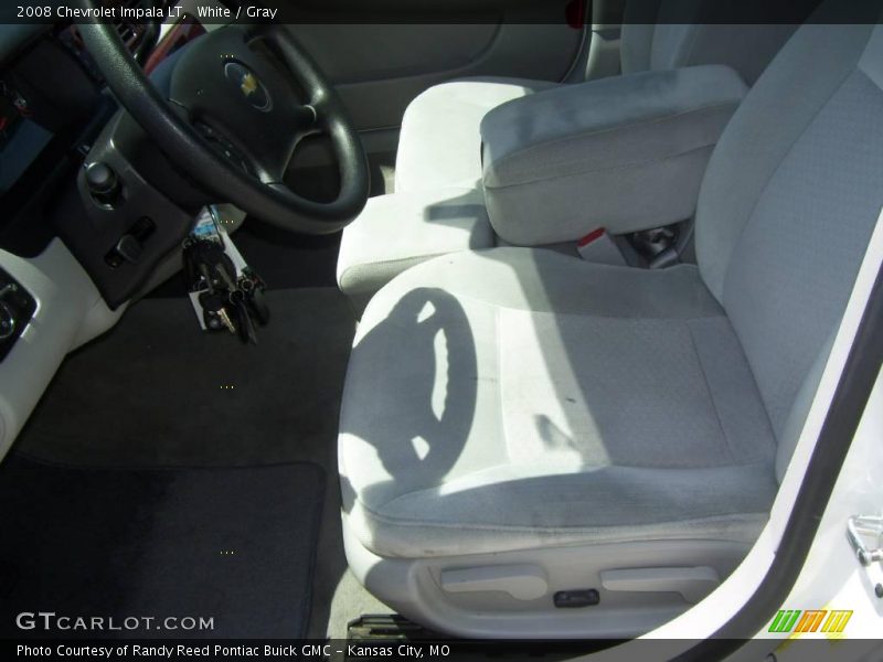 White / Gray 2008 Chevrolet Impala LT