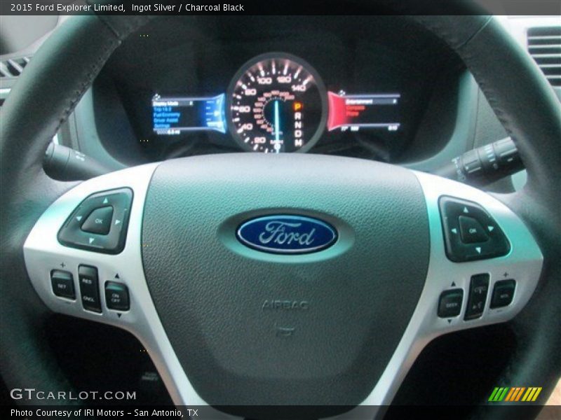 Ingot Silver / Charcoal Black 2015 Ford Explorer Limited
