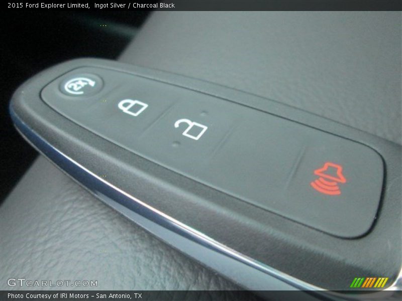 Ingot Silver / Charcoal Black 2015 Ford Explorer Limited