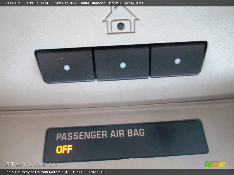 White Diamond Tricoat / Cocoa/Dune 2014 GMC Sierra 1500 SLT Crew Cab 4x4