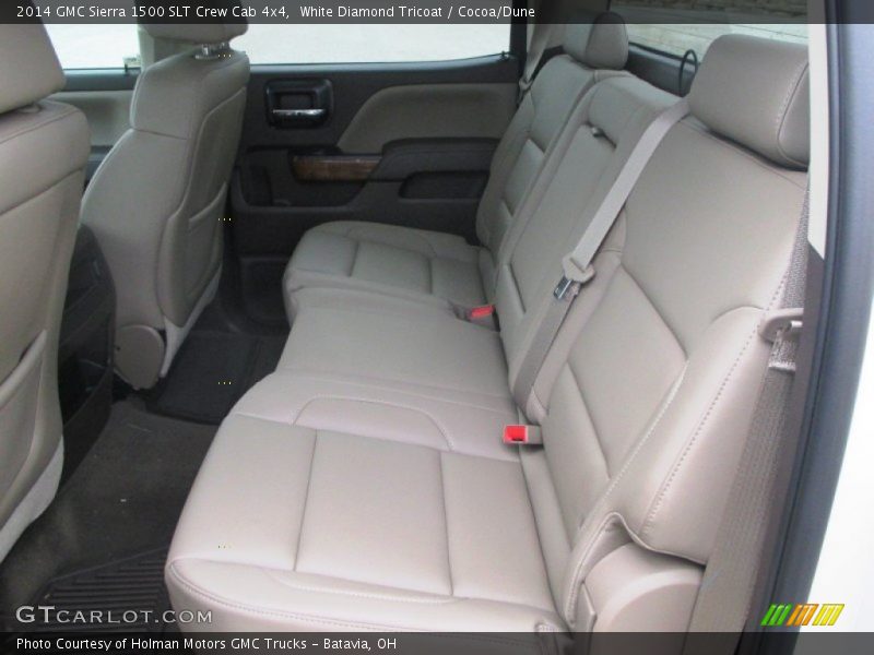 Rear Seat of 2014 Sierra 1500 SLT Crew Cab 4x4