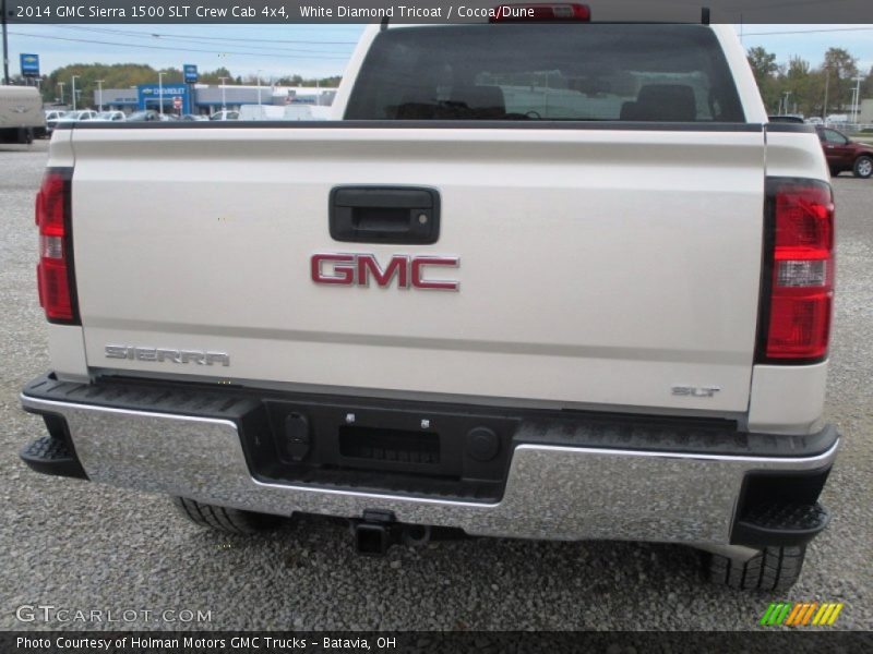 White Diamond Tricoat / Cocoa/Dune 2014 GMC Sierra 1500 SLT Crew Cab 4x4