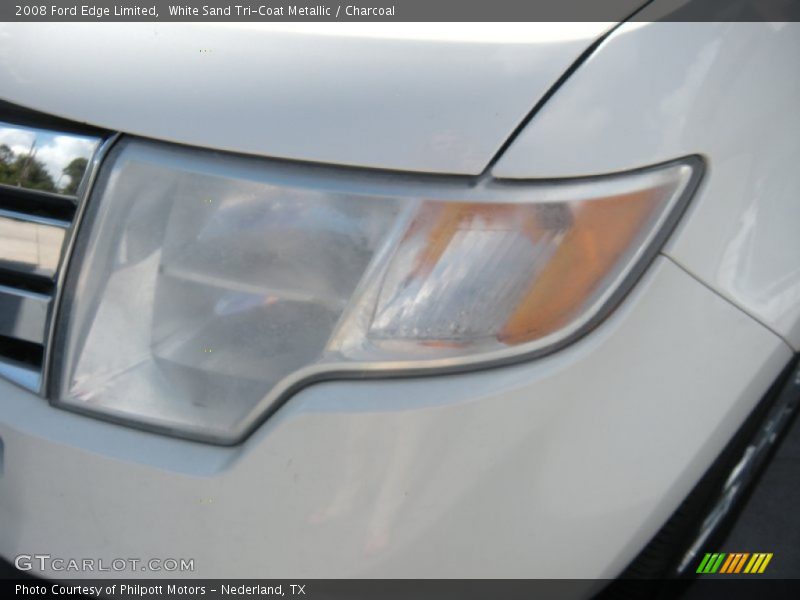 White Sand Tri-Coat Metallic / Charcoal 2008 Ford Edge Limited