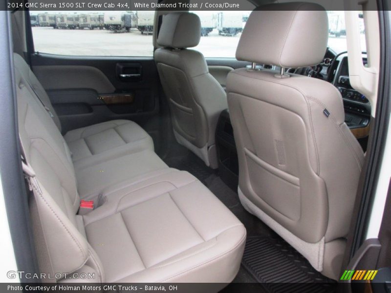 Rear Seat of 2014 Sierra 1500 SLT Crew Cab 4x4