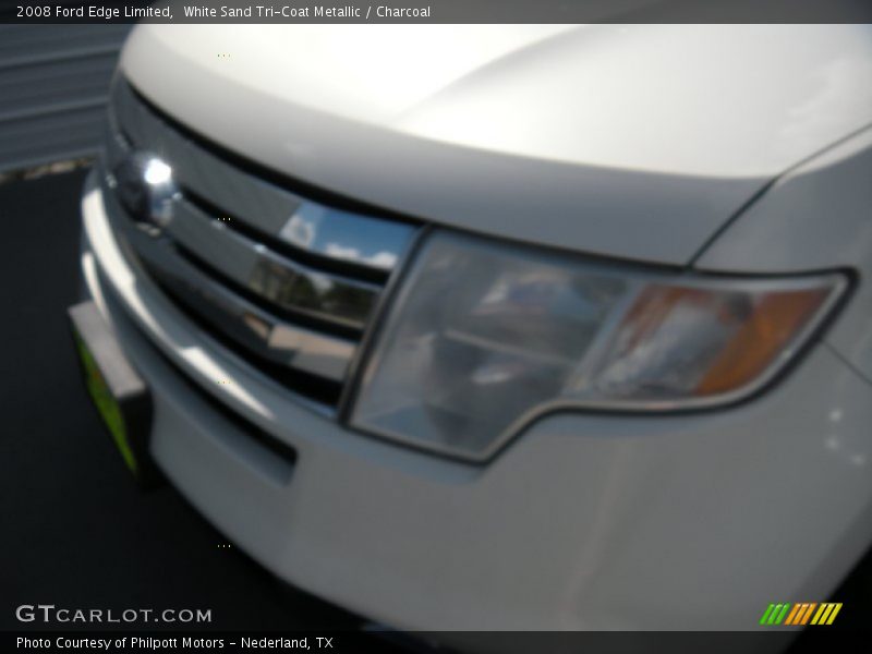 White Sand Tri-Coat Metallic / Charcoal 2008 Ford Edge Limited