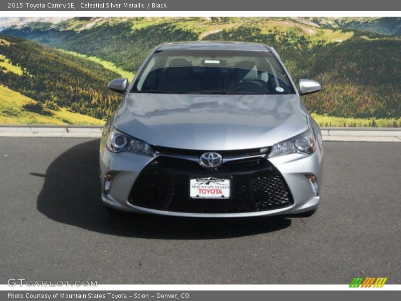 Celestial Silver Metallic / Black 2015 Toyota Camry SE