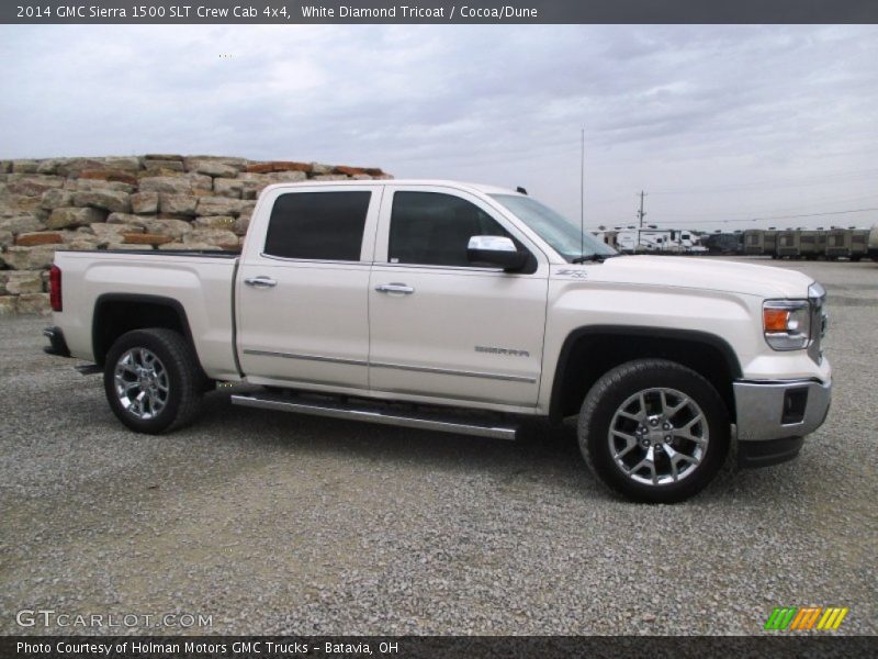  2014 Sierra 1500 SLT Crew Cab 4x4 White Diamond Tricoat