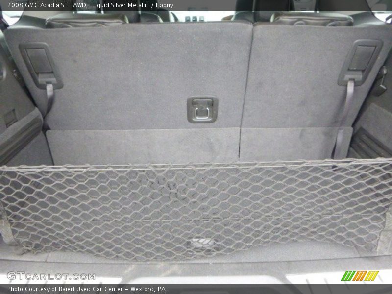 Liquid Silver Metallic / Ebony 2008 GMC Acadia SLT AWD