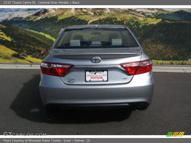 Celestial Silver Metallic / Black 2015 Toyota Camry SE