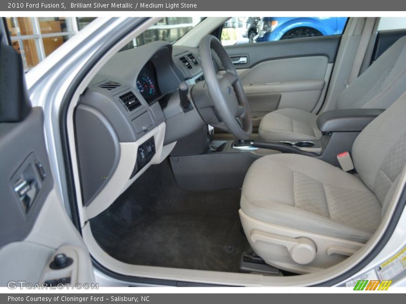 Brilliant Silver Metallic / Medium Light Stone 2010 Ford Fusion S