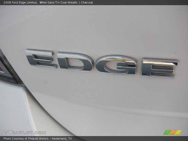 White Sand Tri-Coat Metallic / Charcoal 2008 Ford Edge Limited