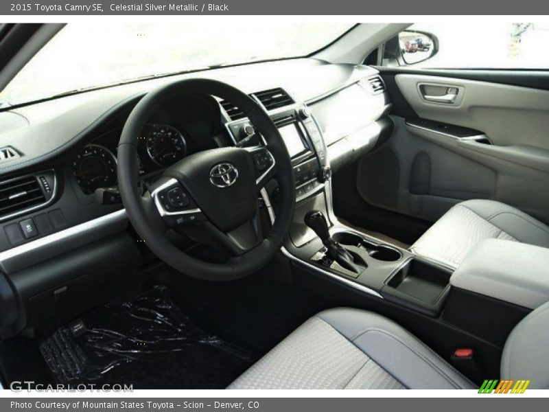 Celestial Silver Metallic / Black 2015 Toyota Camry SE