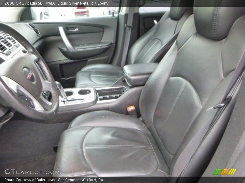 Liquid Silver Metallic / Ebony 2008 GMC Acadia SLT AWD