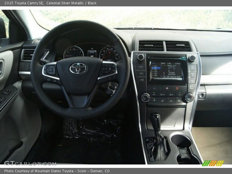 Celestial Silver Metallic / Black 2015 Toyota Camry SE