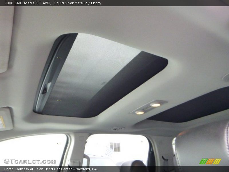 Liquid Silver Metallic / Ebony 2008 GMC Acadia SLT AWD