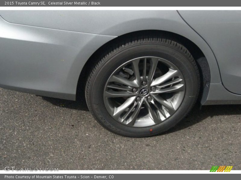 Celestial Silver Metallic / Black 2015 Toyota Camry SE