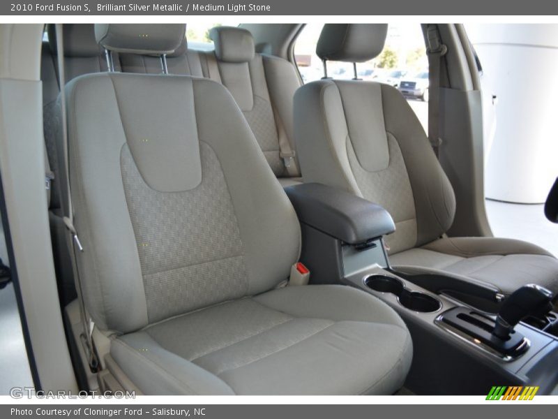 Brilliant Silver Metallic / Medium Light Stone 2010 Ford Fusion S