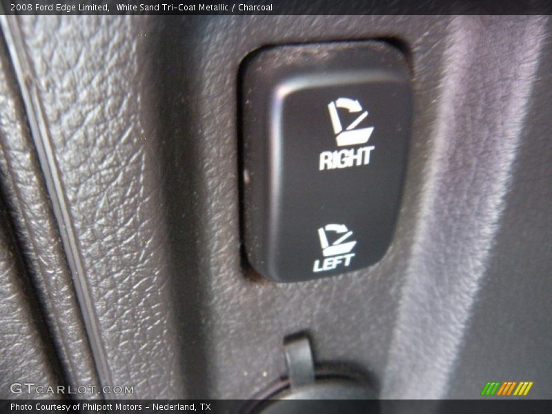 White Sand Tri-Coat Metallic / Charcoal 2008 Ford Edge Limited