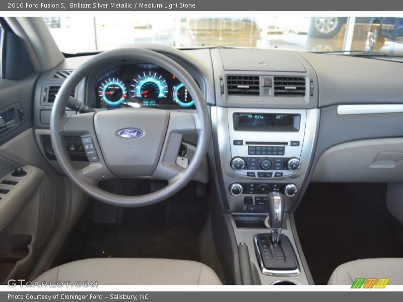Brilliant Silver Metallic / Medium Light Stone 2010 Ford Fusion S