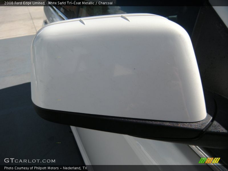 White Sand Tri-Coat Metallic / Charcoal 2008 Ford Edge Limited