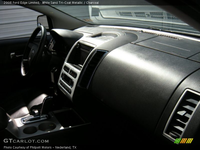 White Sand Tri-Coat Metallic / Charcoal 2008 Ford Edge Limited