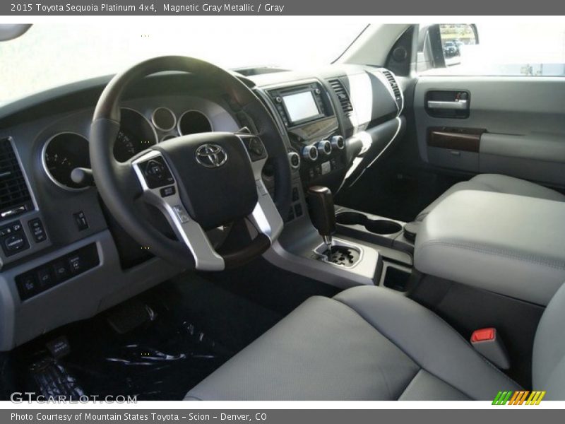 Gray Interior - 2015 Sequoia Platinum 4x4 