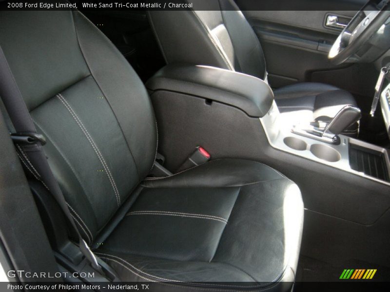 White Sand Tri-Coat Metallic / Charcoal 2008 Ford Edge Limited