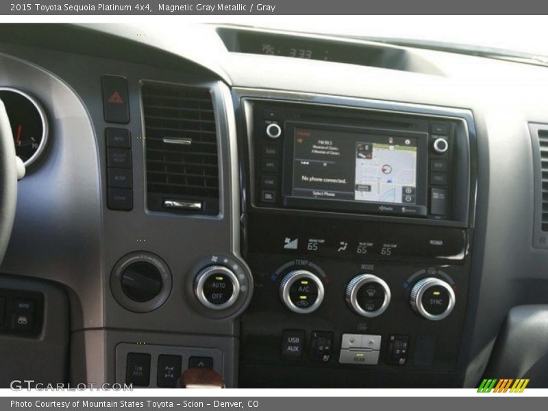 Controls of 2015 Sequoia Platinum 4x4