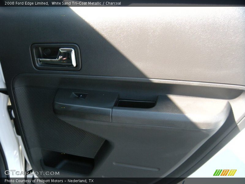 White Sand Tri-Coat Metallic / Charcoal 2008 Ford Edge Limited