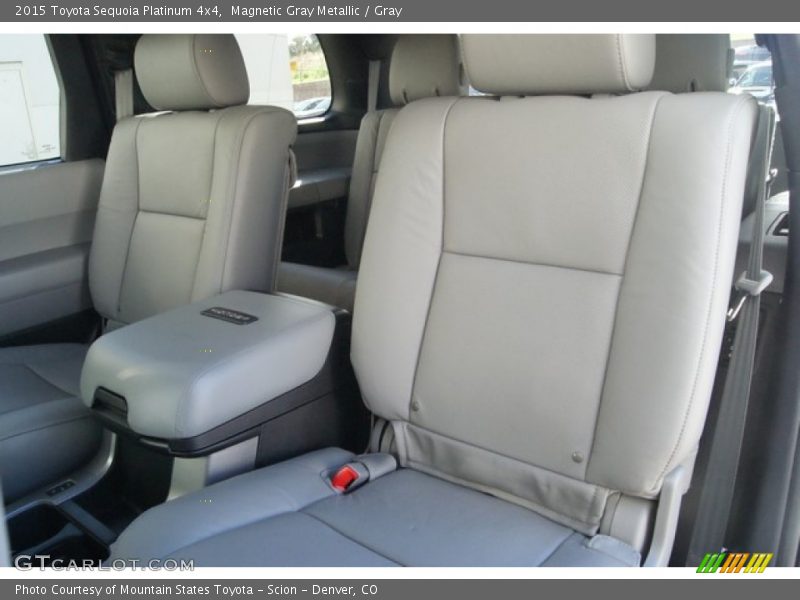 Rear Seat of 2015 Sequoia Platinum 4x4