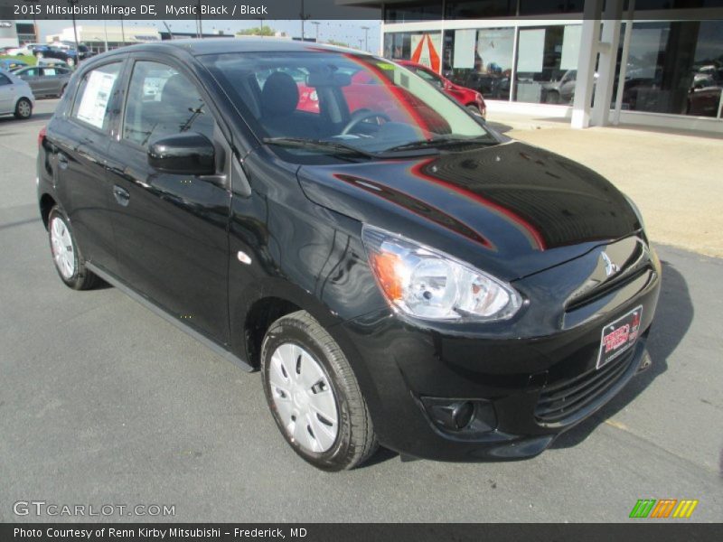 Mystic Black / Black 2015 Mitsubishi Mirage DE