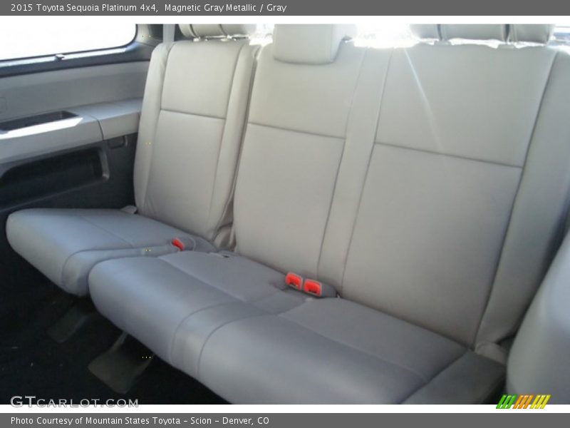 Rear Seat of 2015 Sequoia Platinum 4x4