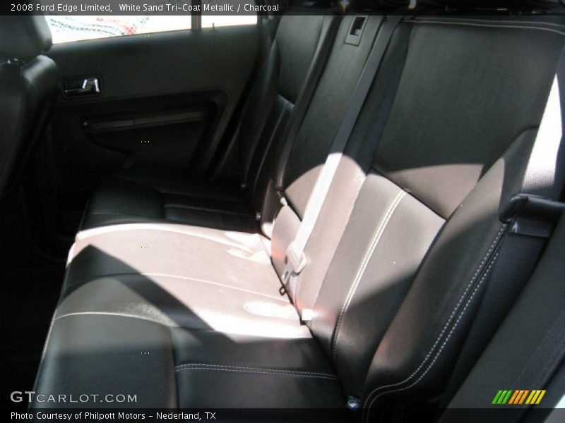 White Sand Tri-Coat Metallic / Charcoal 2008 Ford Edge Limited