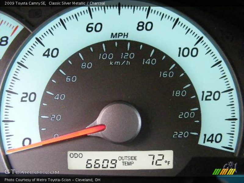 Classic Silver Metallic / Charcoal 2009 Toyota Camry SE