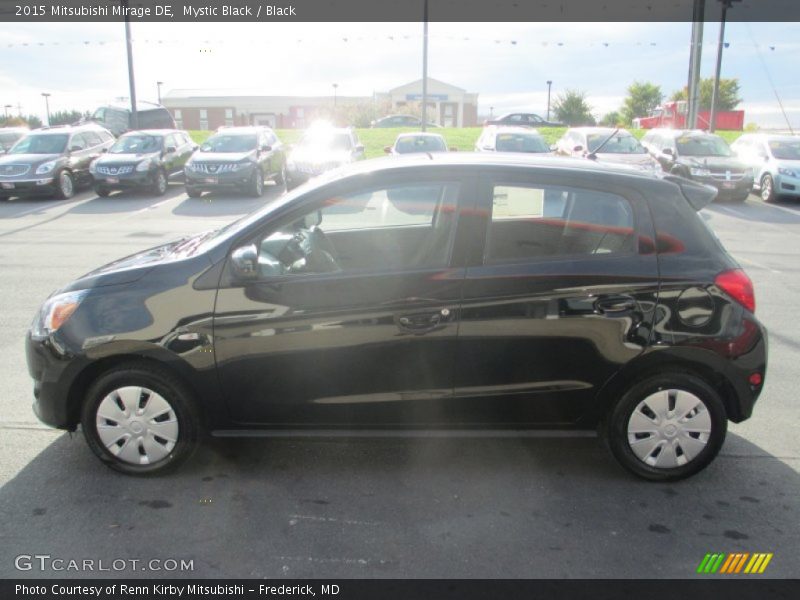 Mystic Black / Black 2015 Mitsubishi Mirage DE