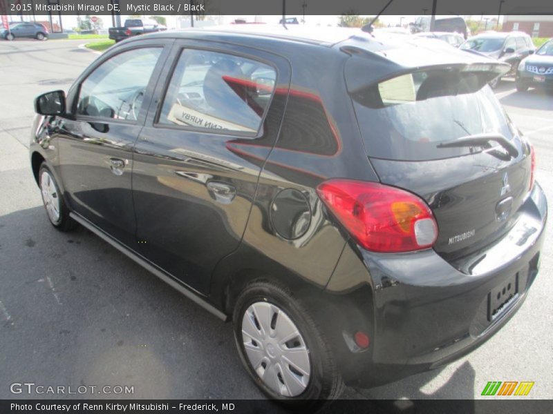 Mystic Black / Black 2015 Mitsubishi Mirage DE