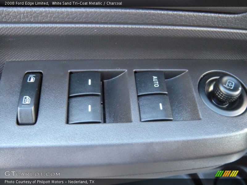 White Sand Tri-Coat Metallic / Charcoal 2008 Ford Edge Limited
