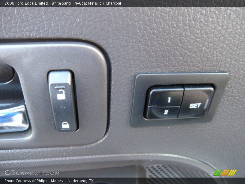 White Sand Tri-Coat Metallic / Charcoal 2008 Ford Edge Limited