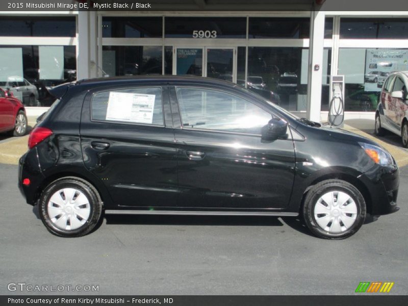 Mystic Black / Black 2015 Mitsubishi Mirage DE