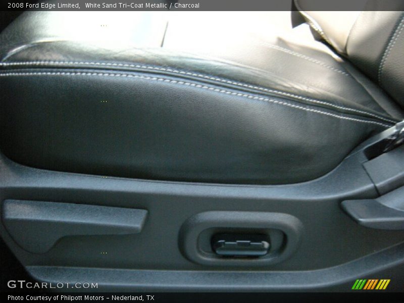 White Sand Tri-Coat Metallic / Charcoal 2008 Ford Edge Limited
