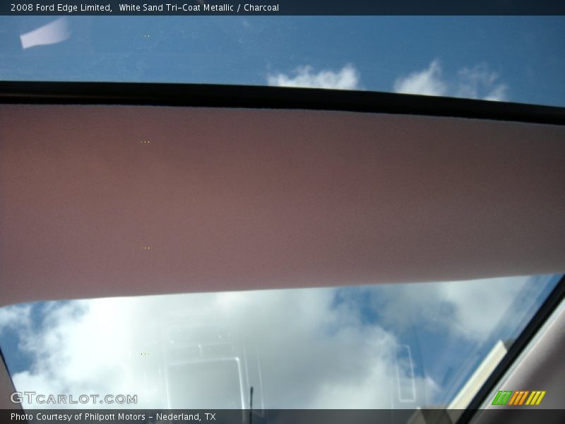White Sand Tri-Coat Metallic / Charcoal 2008 Ford Edge Limited