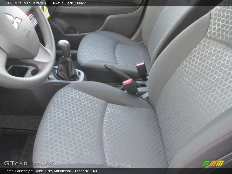 Mystic Black / Black 2015 Mitsubishi Mirage DE