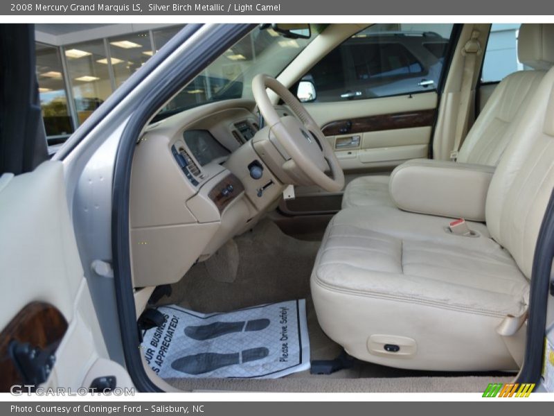 Silver Birch Metallic / Light Camel 2008 Mercury Grand Marquis LS