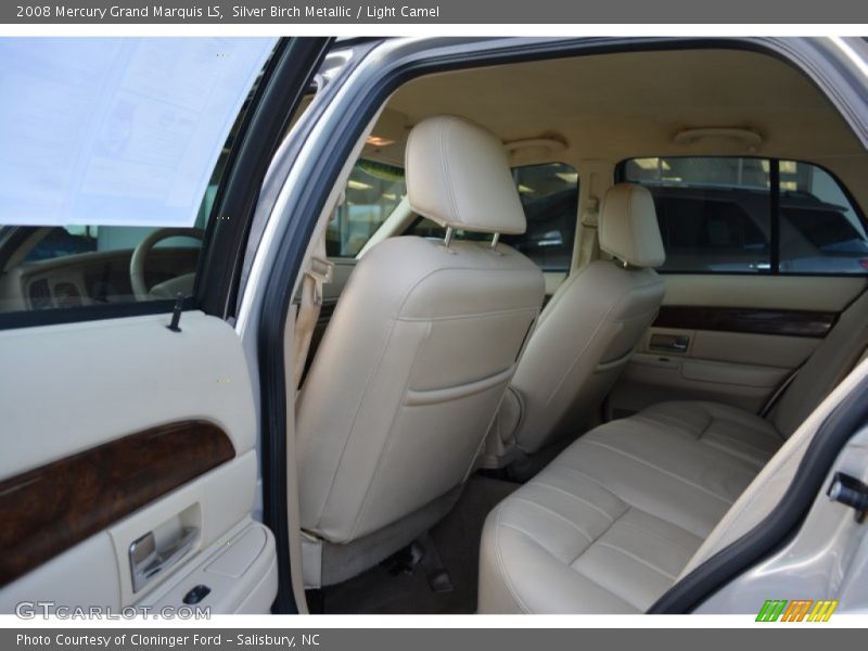 Silver Birch Metallic / Light Camel 2008 Mercury Grand Marquis LS