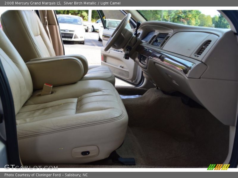 Silver Birch Metallic / Light Camel 2008 Mercury Grand Marquis LS