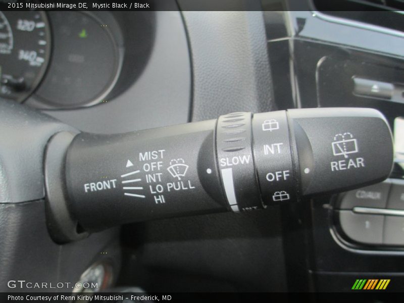 Mystic Black / Black 2015 Mitsubishi Mirage DE