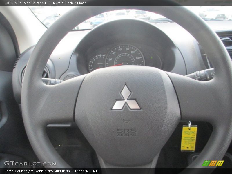 Mystic Black / Black 2015 Mitsubishi Mirage DE