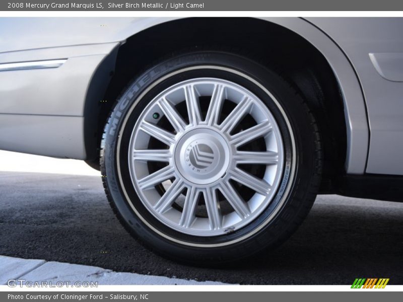 Silver Birch Metallic / Light Camel 2008 Mercury Grand Marquis LS